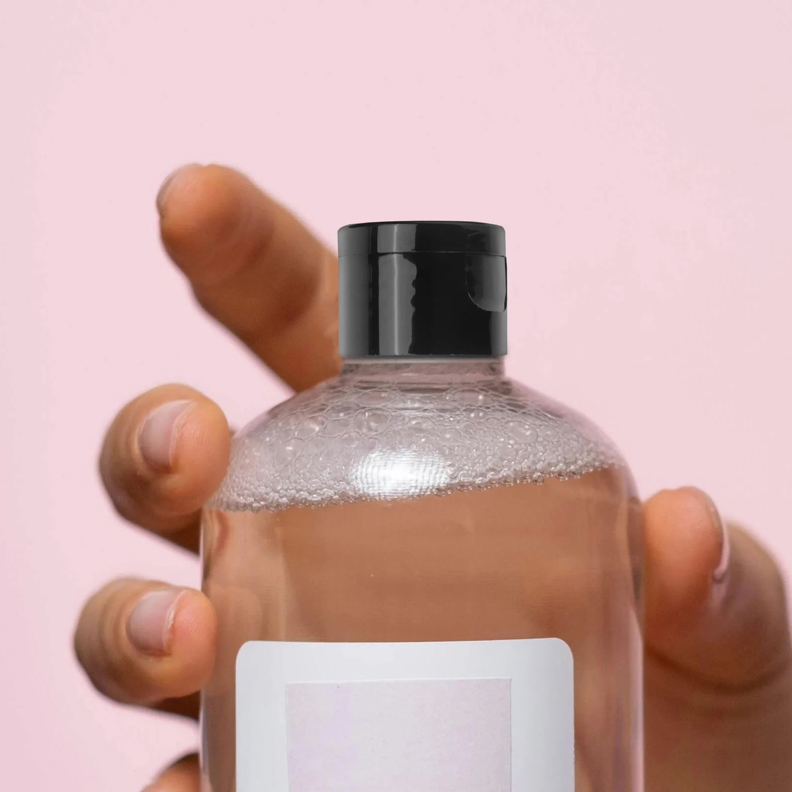 

50pcs 24/410 Black Glossy Plastic Bottle Cap Shampoo Lotion Lid Cover Replacement Accessories Packaging