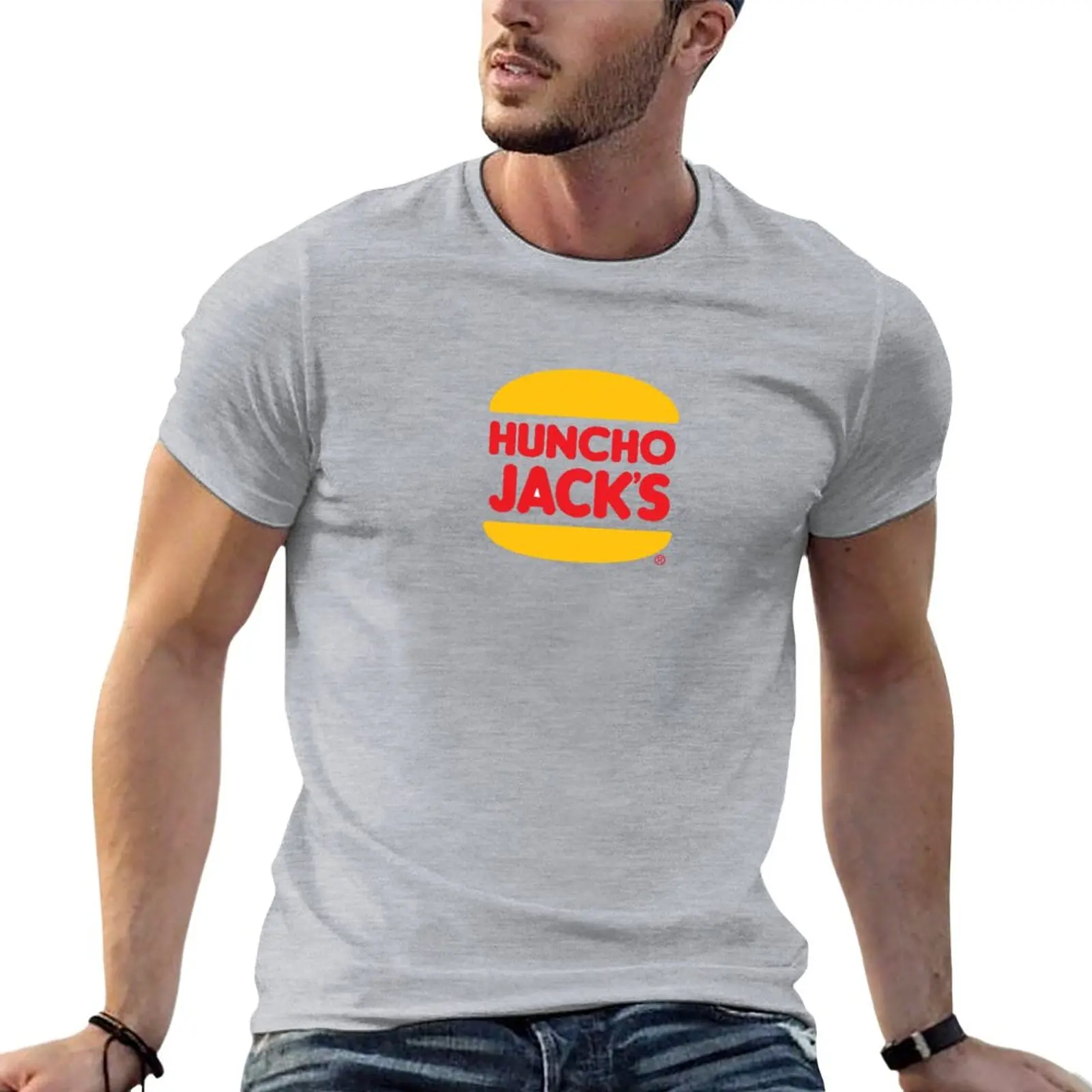 Huncho Jacks T-Shirt boys white t shirts anime vintage t shirt slim fit t shirts for men