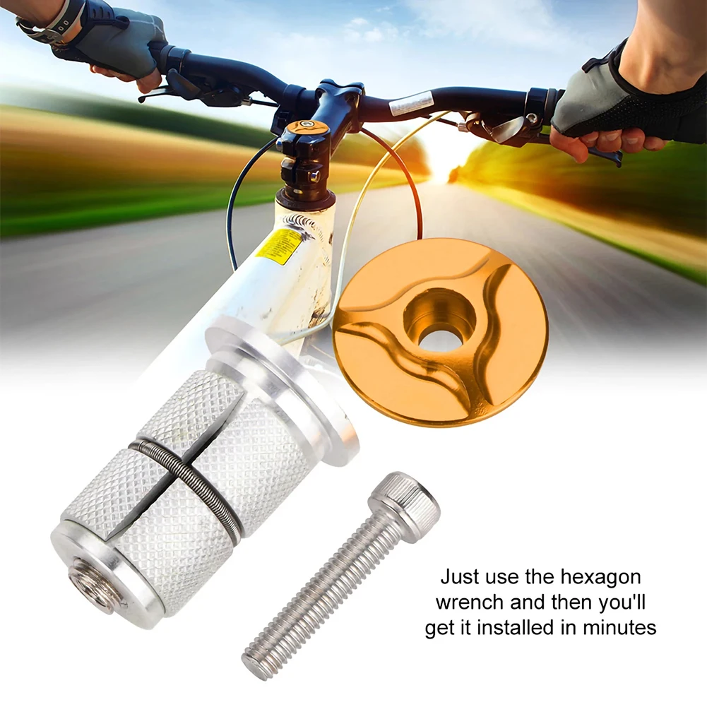 

Bike Stem Headset Top Cap Premium Metal Bike Stem Headse Bike Parts