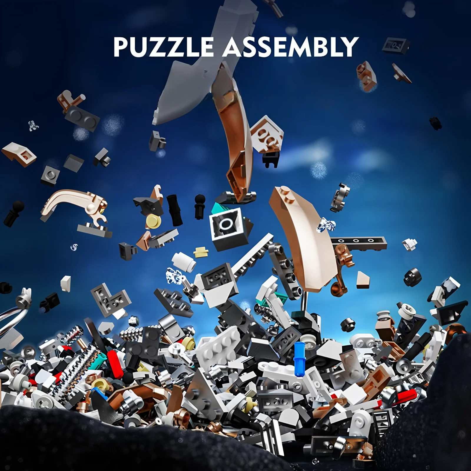 1768 pcs octopus building block model children mechanical science building block educational toy birthday gift new produc