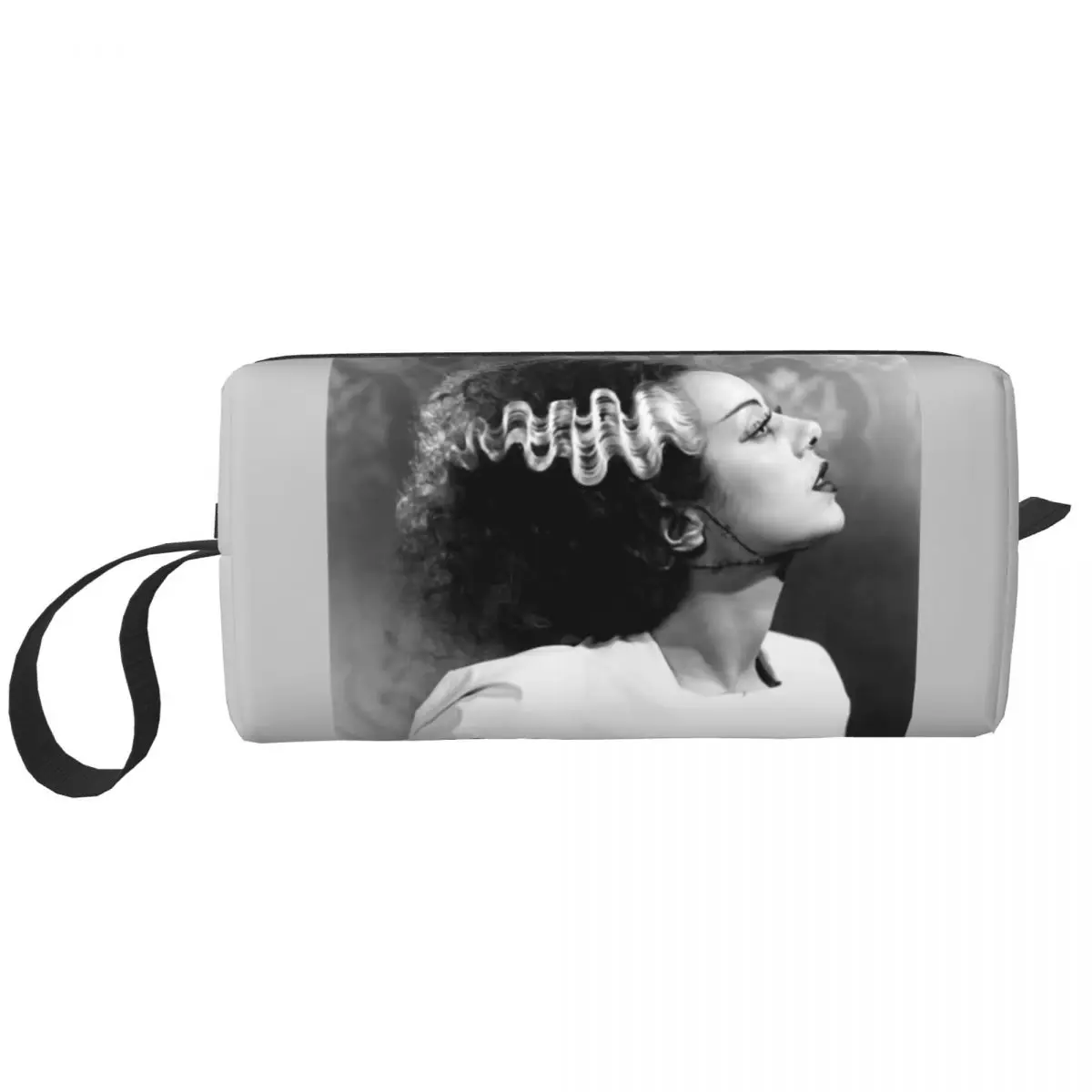 Bride Of Frankenstein Cosmetic Bag Women Large Capacity Science Fiction Horror Film Makeup Case Beauty Storage Toiletry Bags