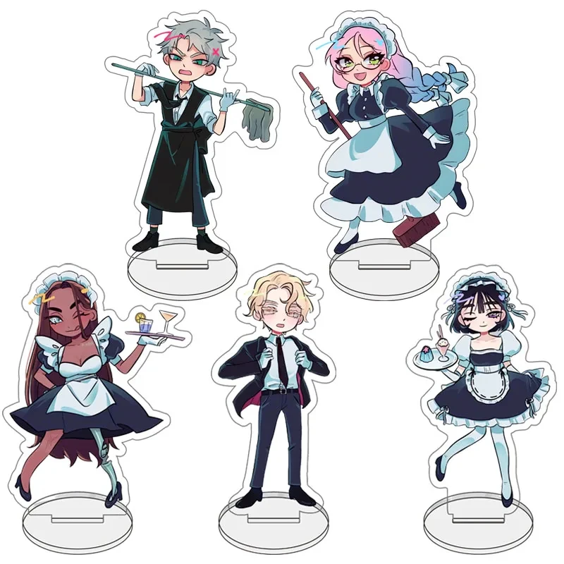 Anime Figure Alien Stage 10cm Acrylic Stand Hyuna Till Ivan Sua Marty Mizi Durian Figure Model & Desk Decor Fans Friend Gifts