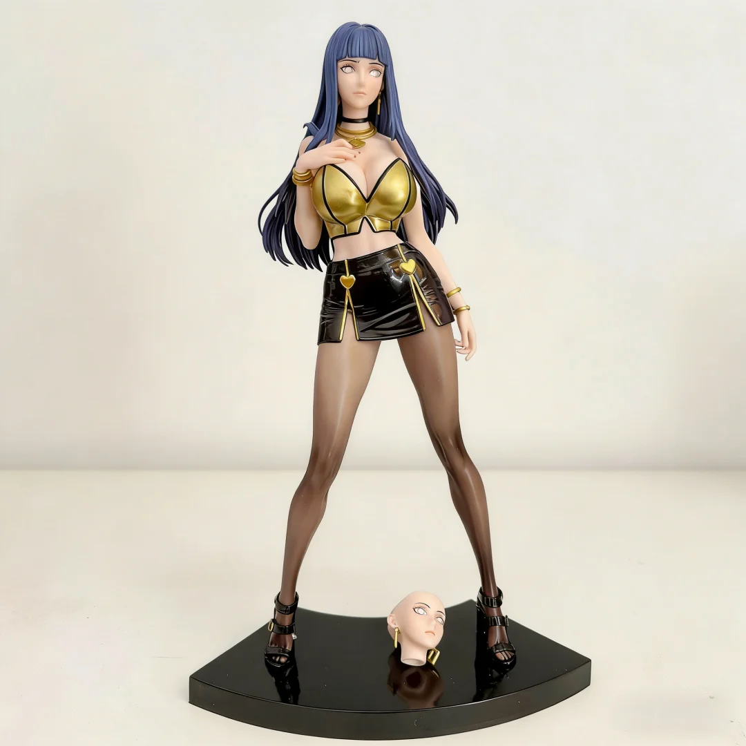 

Anime Naruto Hyuga Hinata Girl Group Series Figure Double Head Carving Collectible Decor Ornament Model Toy Gift for Naruto Fans