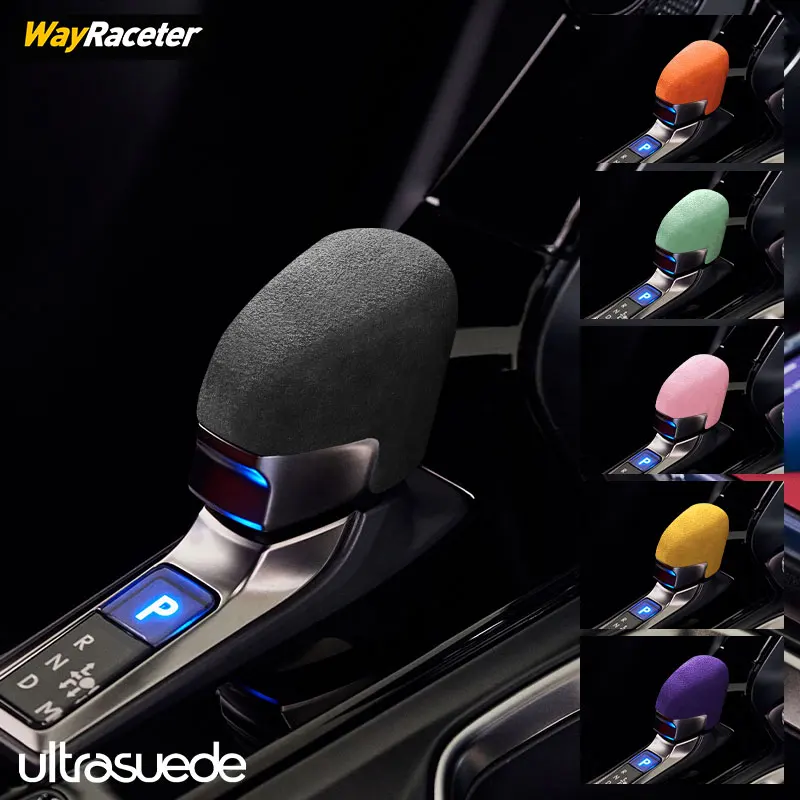 

Ultrasuede Suede Wrap LHD & RHD Car Gear Shift Knob Trim Cover For Lexus NX AZ20 2022 2023 NX450 2024 2025 NX350 Accessories