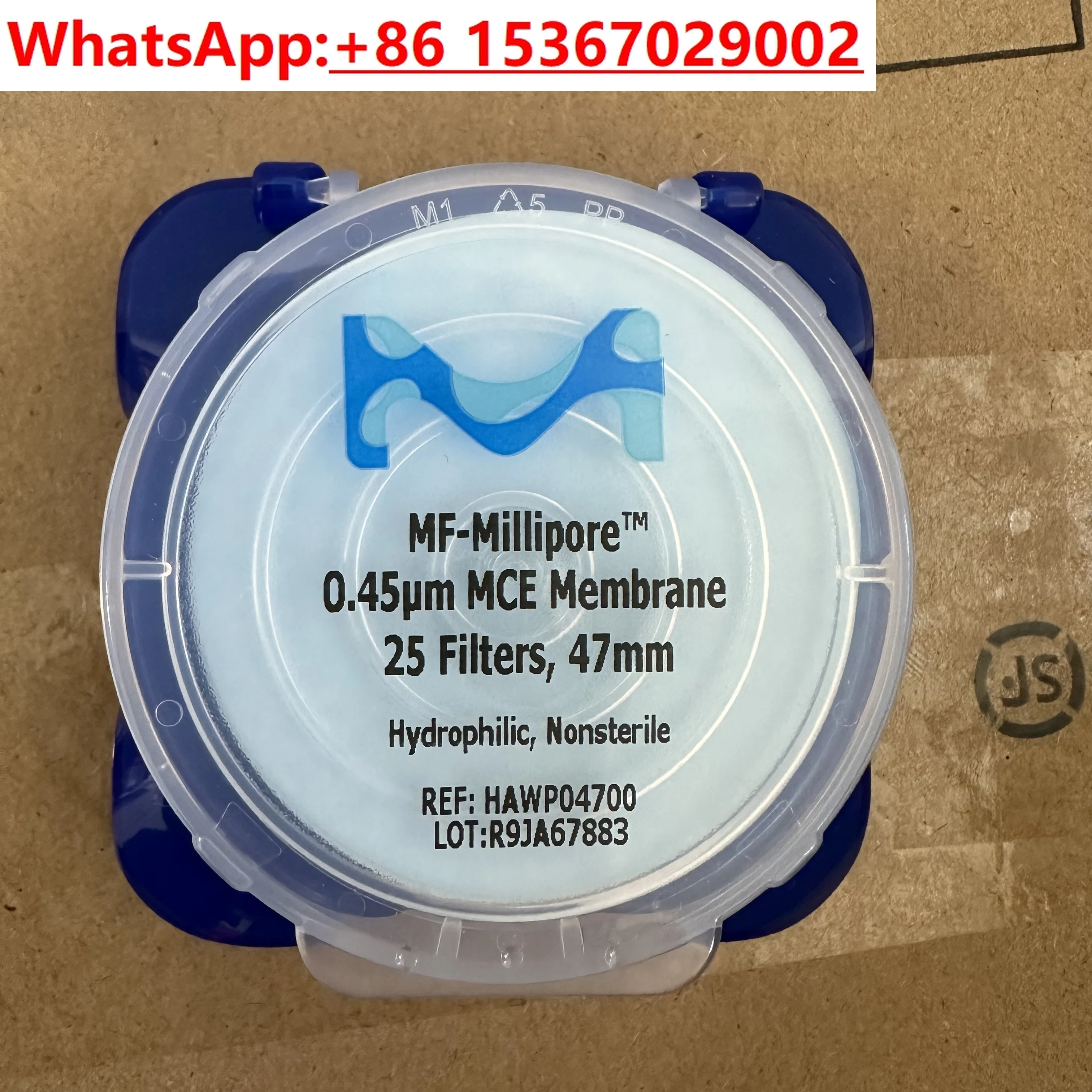

Millipore 0.45um Mixed Cellulose Filtration Membrane SDI Membrane 47mm HAWP04700