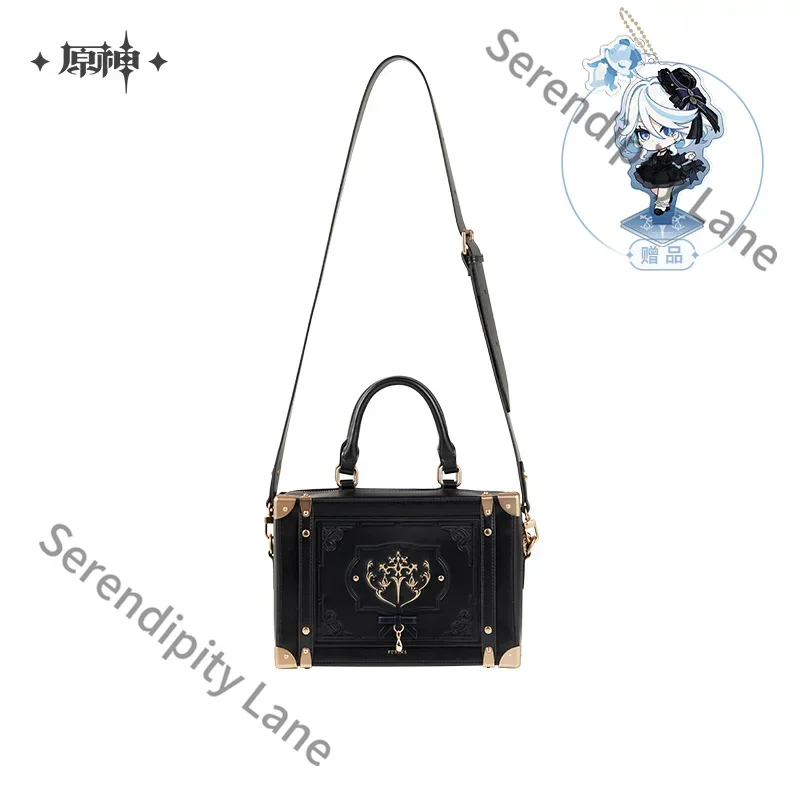 Genshin Impact Ambitus Focalors Crossbody Bag Adjustable Shoulder Strap Anime Daily  Gift uette s Single-shoulder 