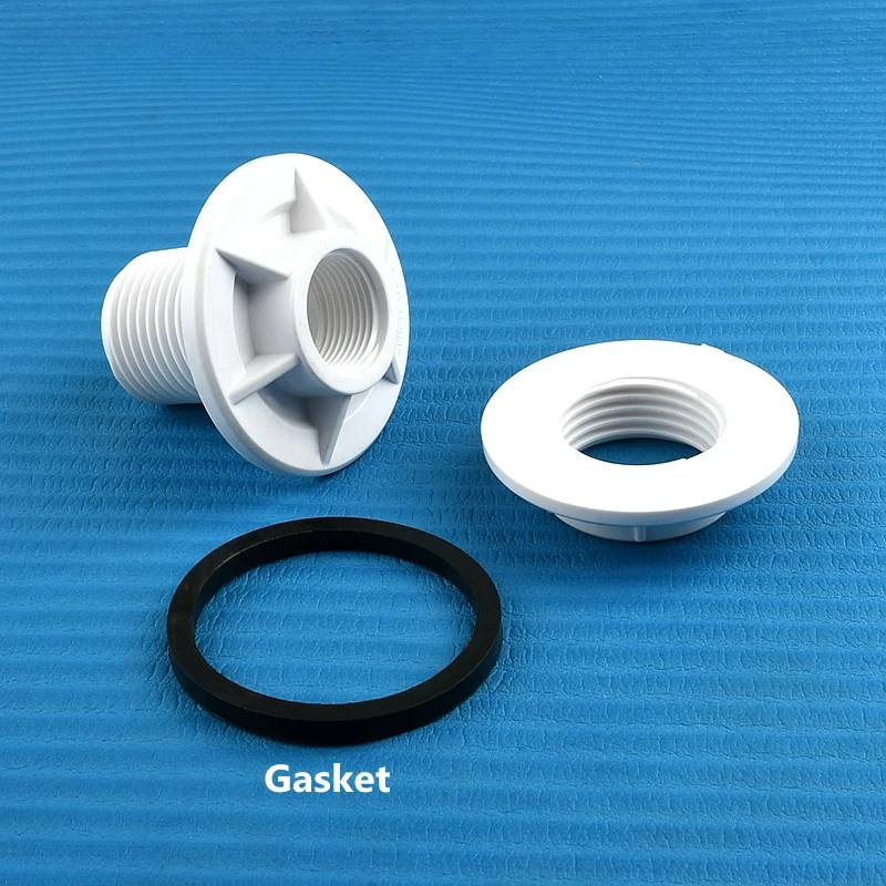 1 ~ 8 sztuk 1/2, 3/4, 1 Cal biały UPVC podwójna żeńska gwint zbiornik wody złącza nawadnianie ogrodu akcesoria Fish Tank Connector