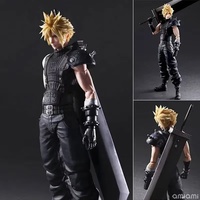 In Stock Anime Play Arts Final Fantasy Vii Cloud Strife Edition 2 Pvc Action Figure Collection Model Toys Doll Christmas Gift