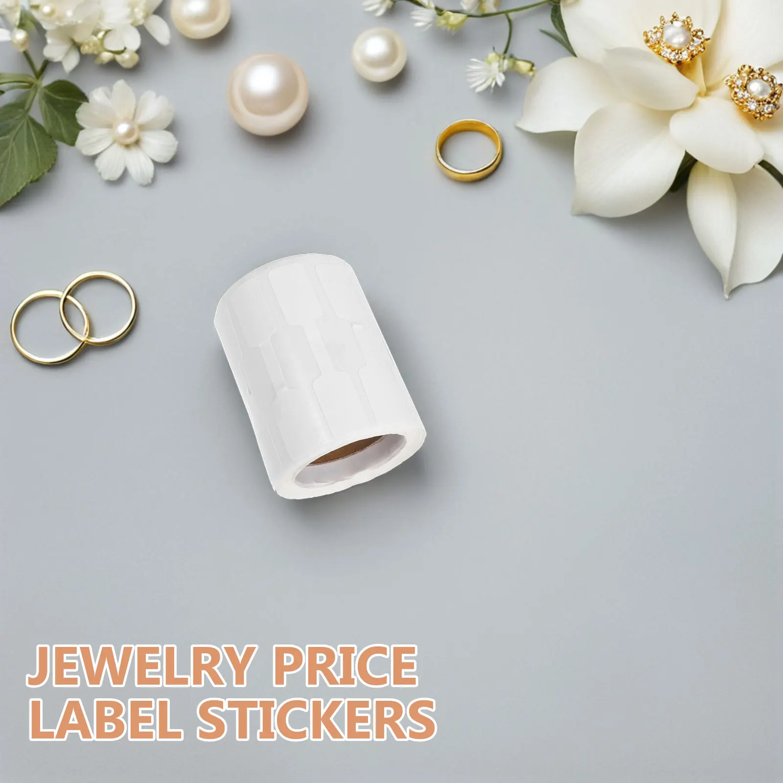

500pcs Jewelry Tags Kraft Paper Blank Stickers Labels for Necklace Bracelet Retail Display Packaging Sale Price