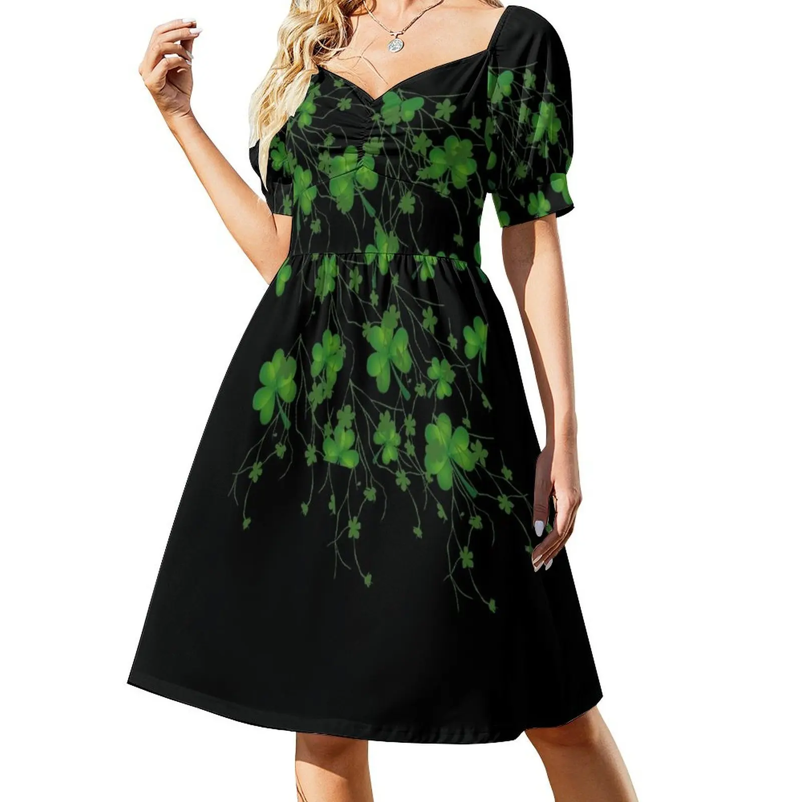 Shamrock Web Tee/ Dress/ Leggings Short Sleeved Dress party dresses women dresses for womens 2025 Dress