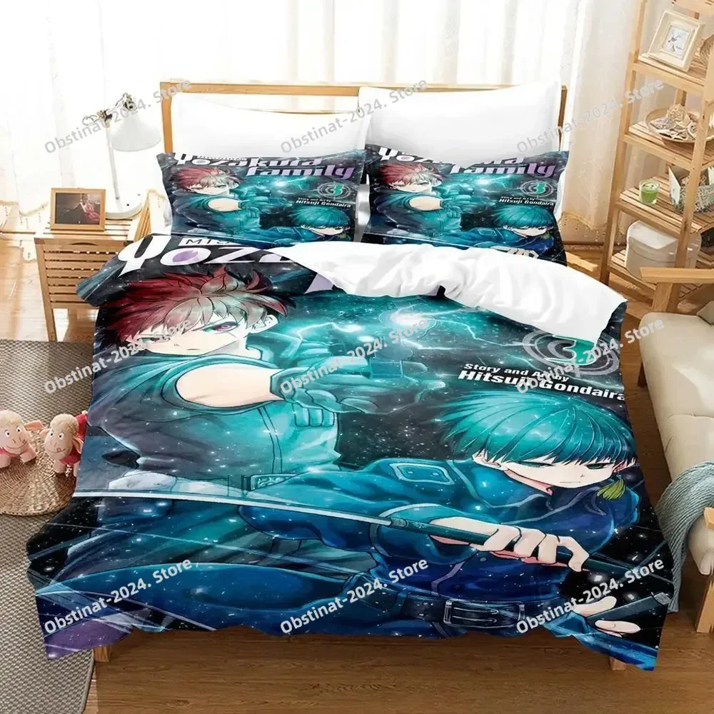 

3d Print Anime Mission Yozakura Family Bedding Set Single Twin Full Queen King Size Bed Set Adult Kid Bedroom Duvet cover Sets