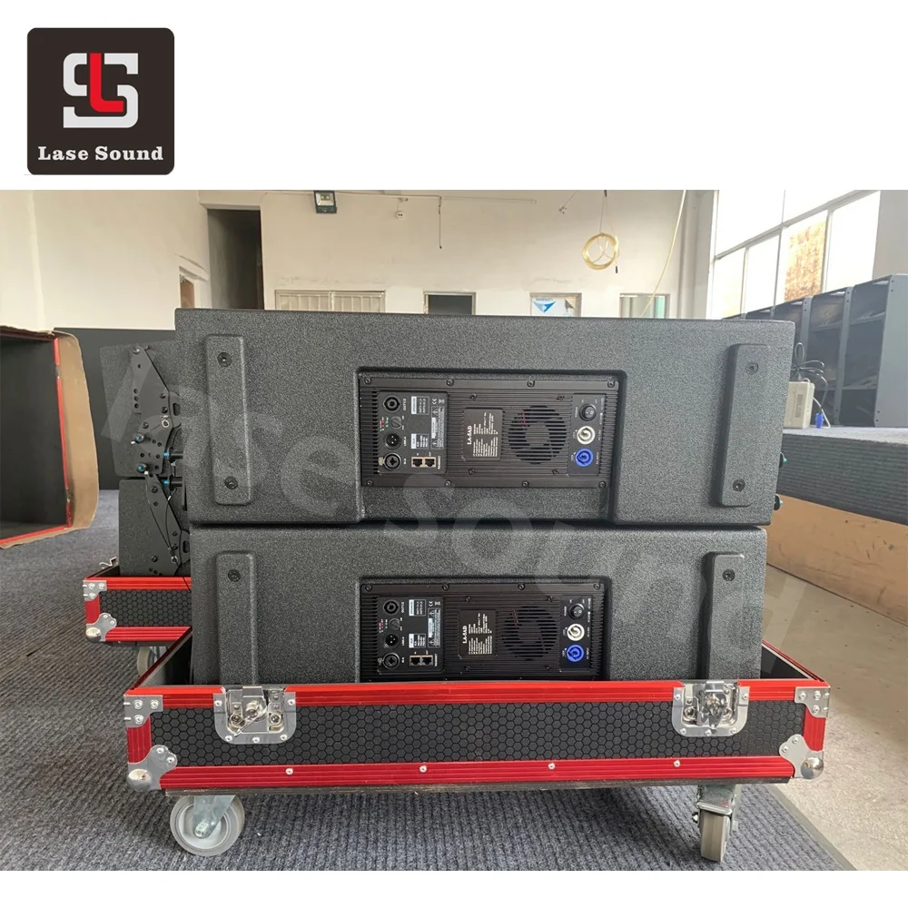 Powered Line Array Professional Audio Double 10 Inch Mini Pro Audio Active Line Array Speaker Powered Sound System