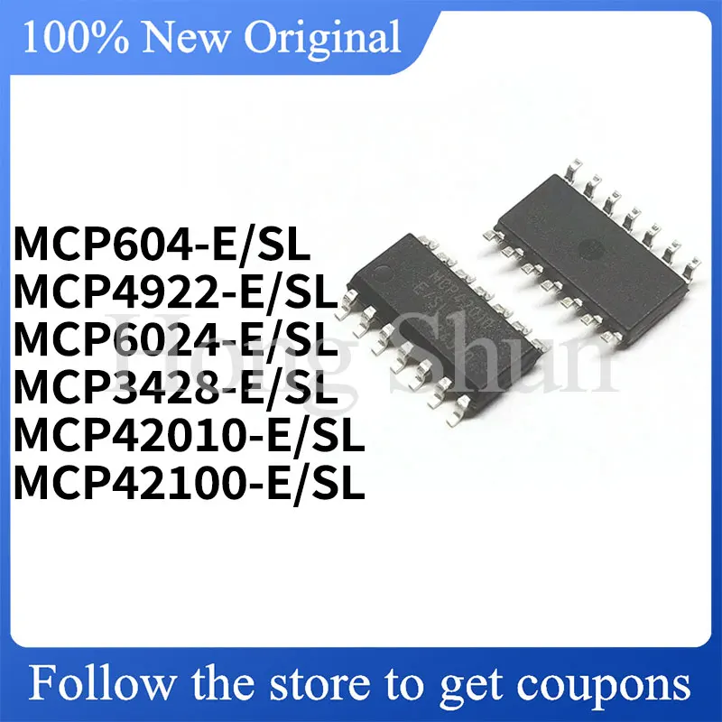 

MCP4922 MCP6024 MCP604 MCP3424 MCP3428 MCP42010 MCP42100-E/SL Standard version