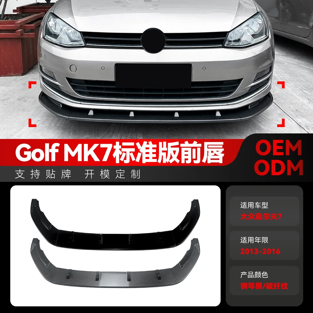 

Suitable for Front lip, front shovel and front bumper modification parts of the standard version of Volkswagen GOLF MK7 from 201