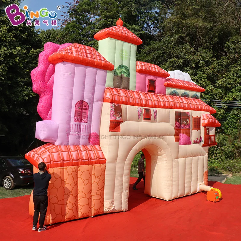 Personalized 8x6 Meters Inflatable Magic House For Event Decoration / 26 Feet Giant Inflated Castle Balloon Toys - BG-Z0534