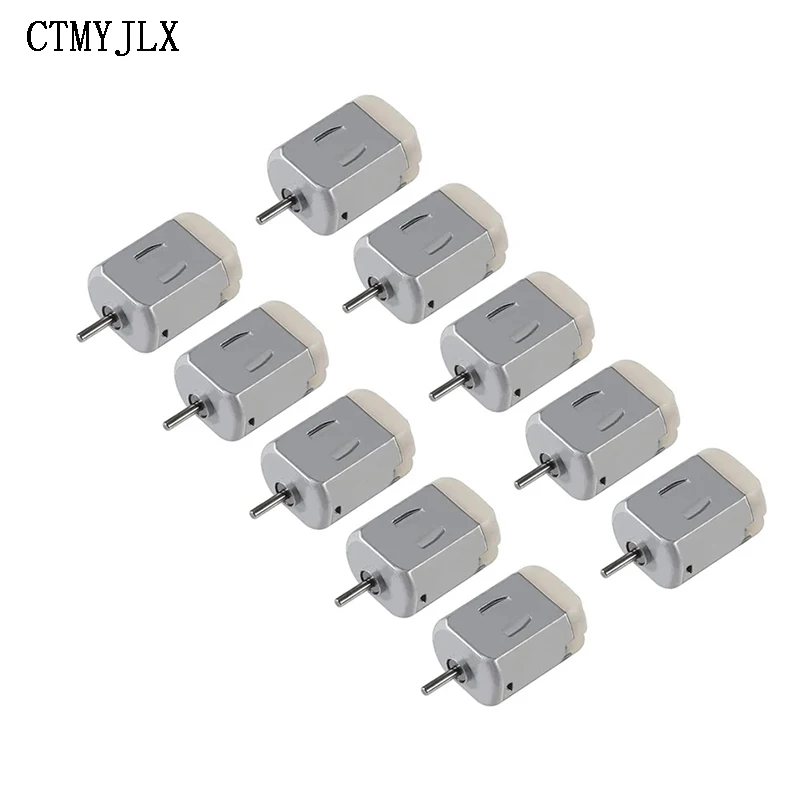 10 adet DC Motor 1V-6V 17000-18000 130 Mini Motor oyuncak Motor mikro Motor DIY oyuncaklar hobiler için küçük araba DIY elektronik kitleri