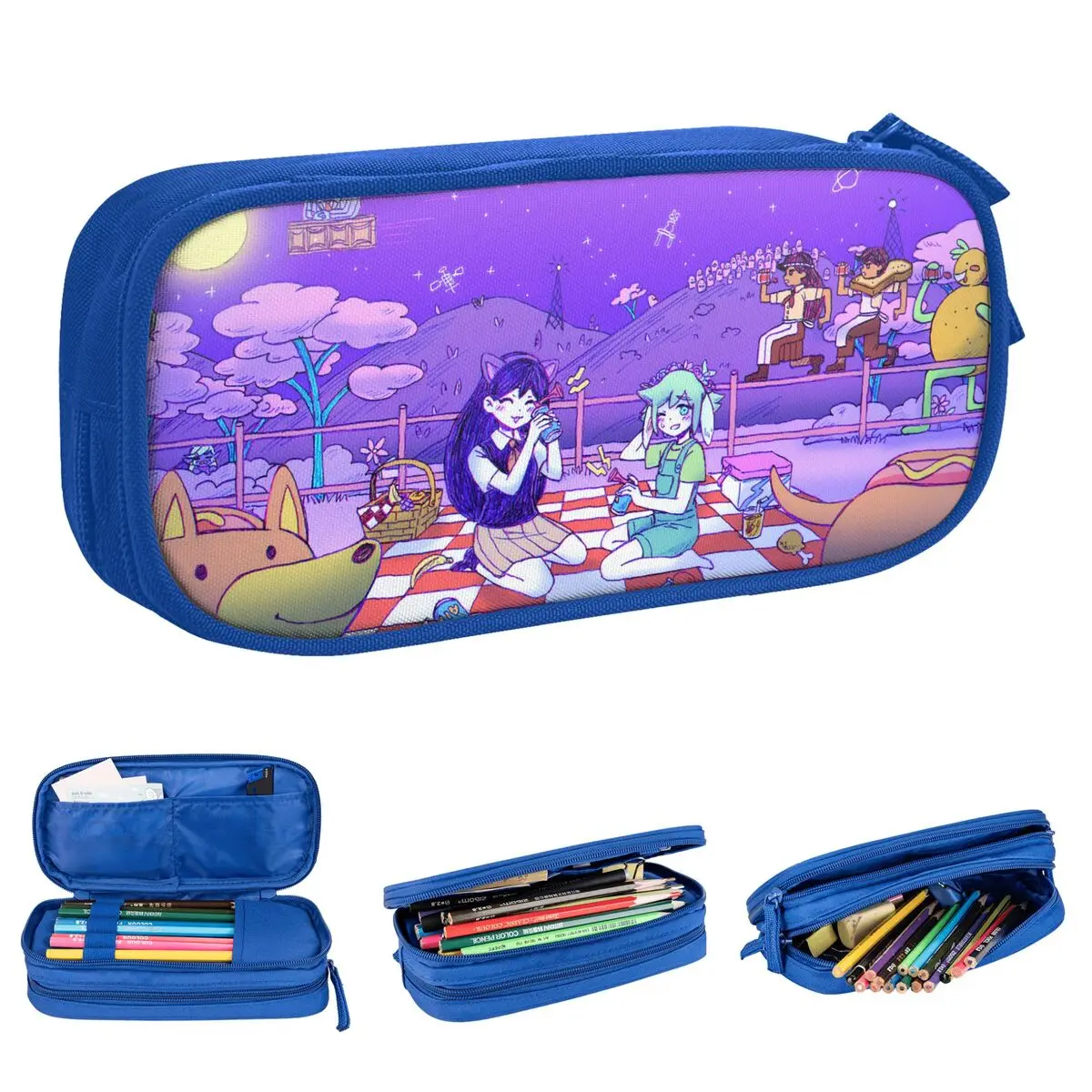 Mari Basil пеналы Omori Game пенал ручка для девочек и мальчиков сумки большой емкости школьные принадлежности подарок канцелярские принадлежности