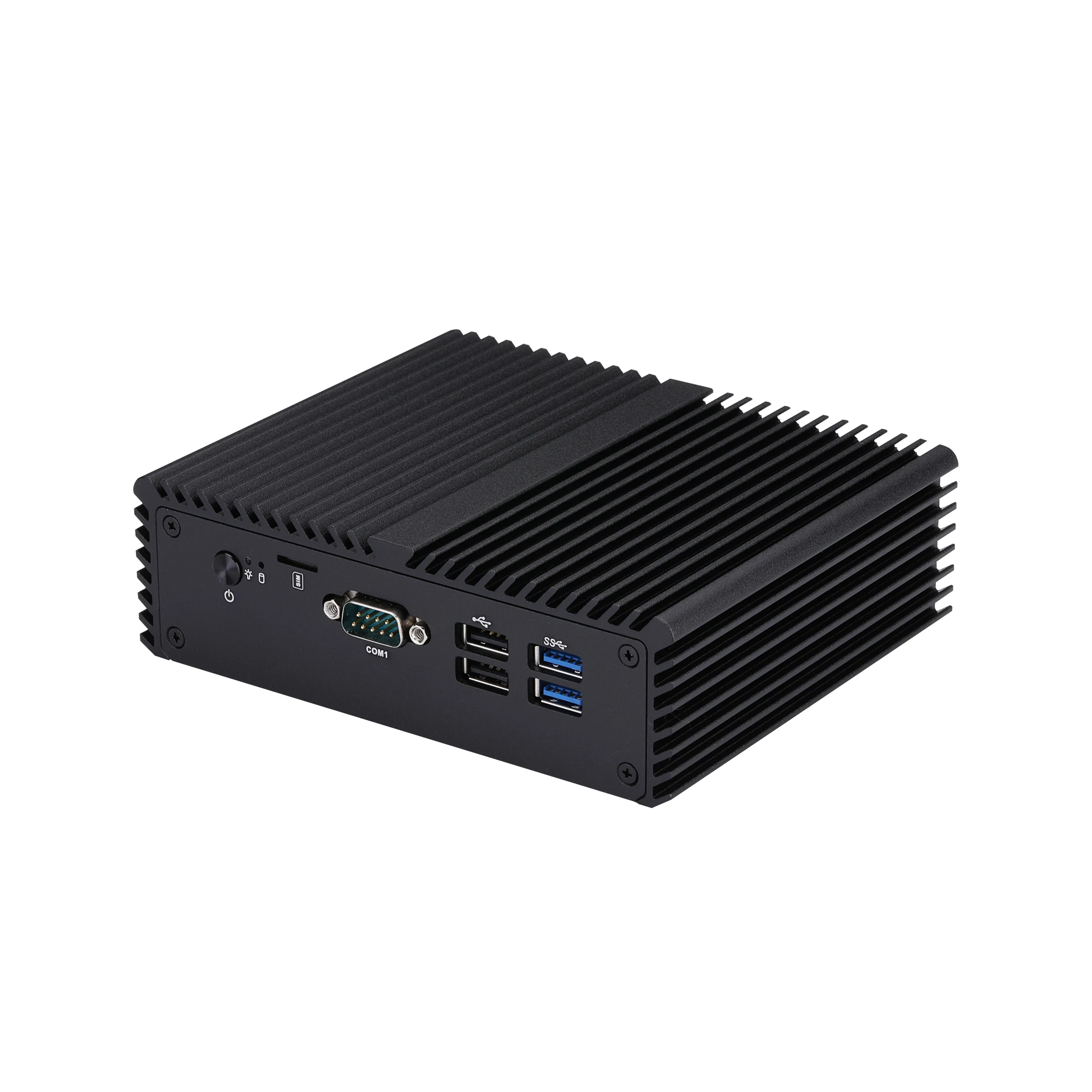 Qotom คอมพิวเตอร์ขนาดเล็ก2*2.5G I225-V LAN 10210U I3 10110U ,DP RS232 4USB3.0มินิคอมพิวเตอร์ Pfsense Fanless คอมพิวเตอร์ขนาดเล็ก