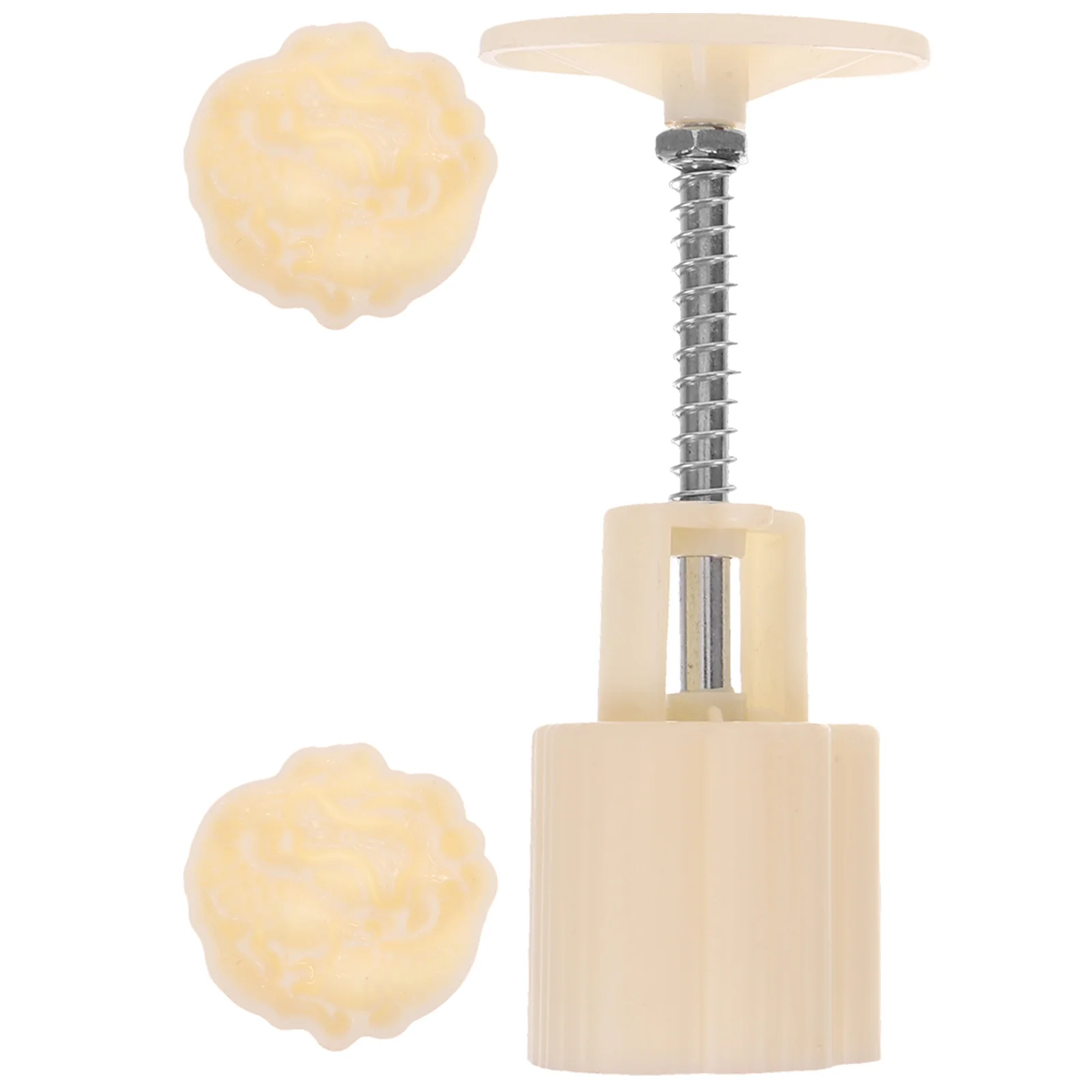 

1 set 50g Moon Cake Mold Home Kitchen Pastry Hand Press Baking Set Detachable Stamp Sheet Easy Clean Decorative Pattern Maker