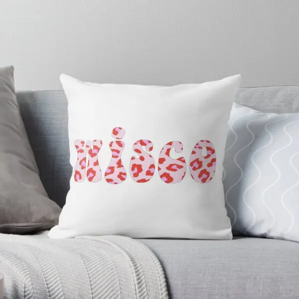 University Of Wisconsin  Printing Throw Pillow Cover Case Sofa Fashion Fashion Waist Anime Wedding Pillows not include One Side