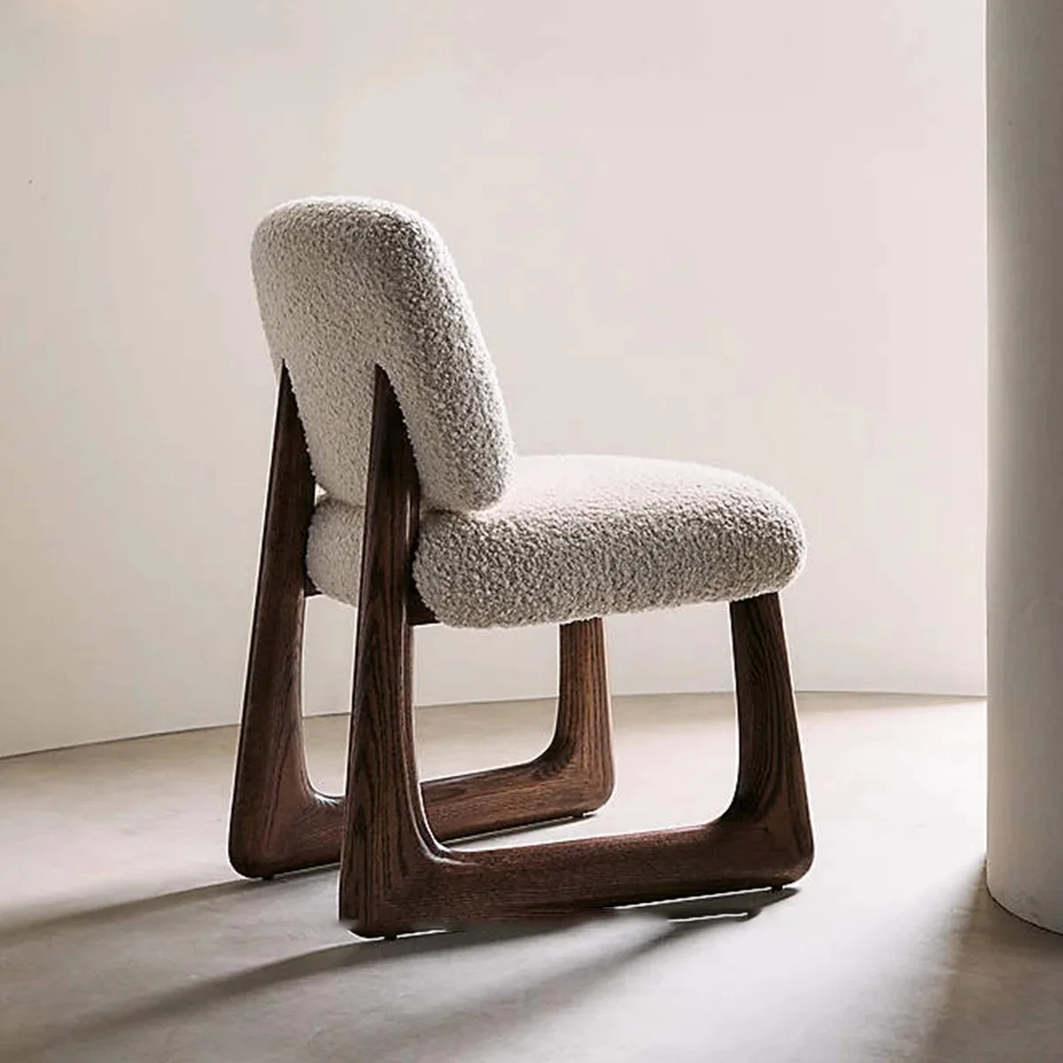 

Luxury White Wax Wood Dining Chair Comb Stool Kitchen Bedroom Solid Wood Chair Rest Modern for Living Room Dining Room Furniture