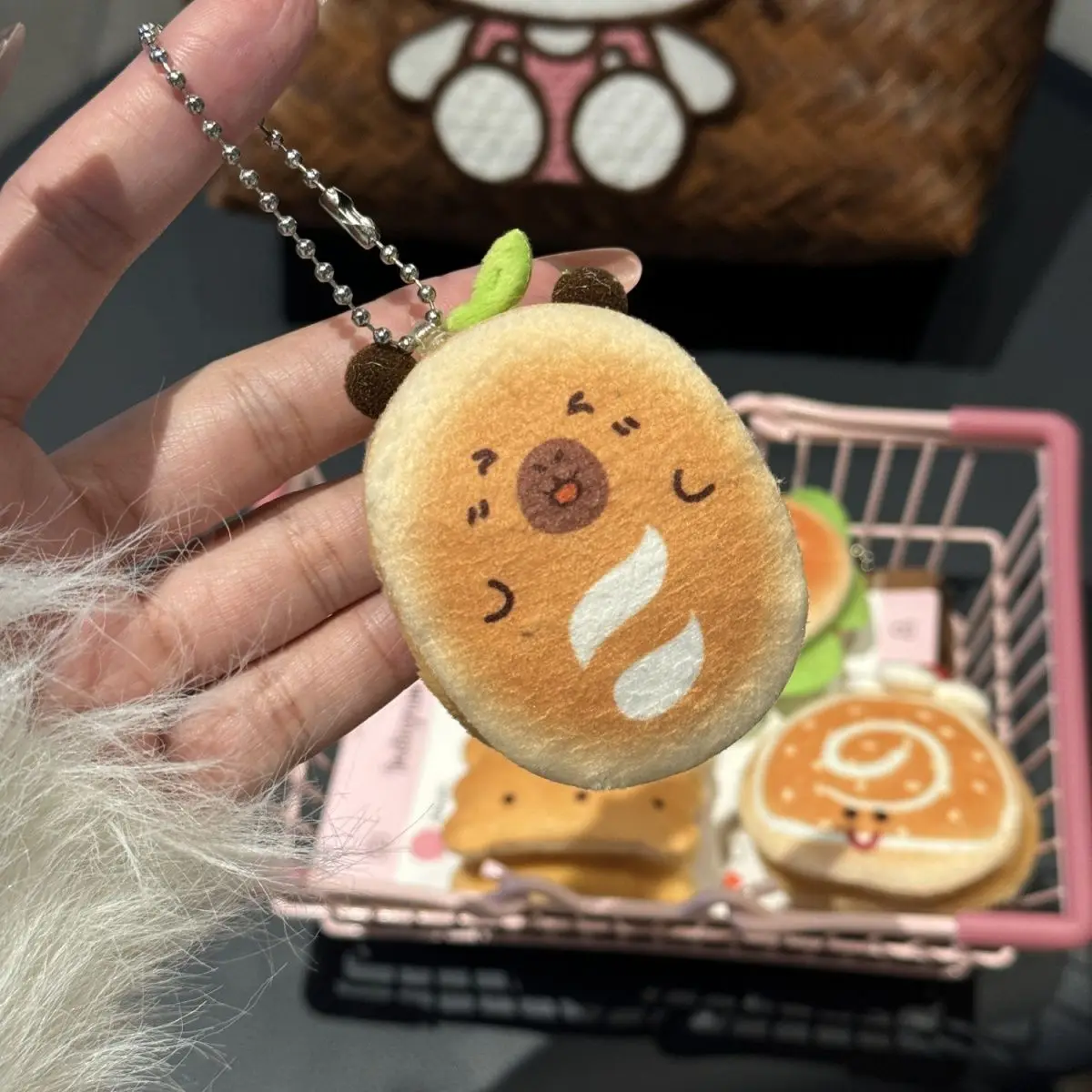 Gevulde voedingsmiddelen pluche creatief hamburgerbrood zachte rugzak hanger Kawaii prachtige Juguetes verjaardagscadeau voor vriend of kinderen