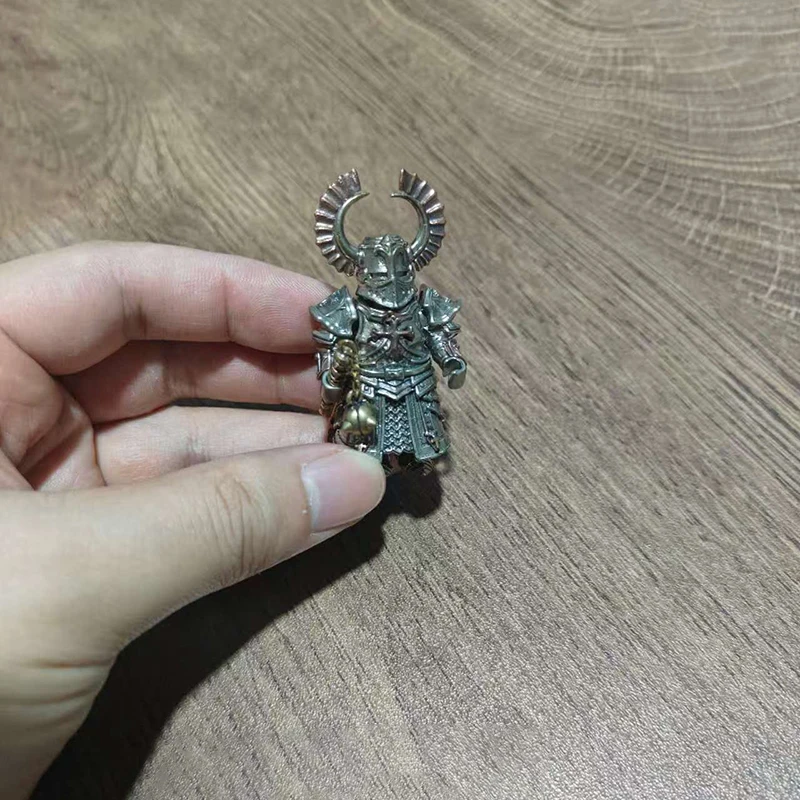 الحروب الصليبية الأوروبية الفيلق MOC اللبنات حساسة المعادن الجندي المغناطيسي انفصال الطوب اللعب مادة النحاس