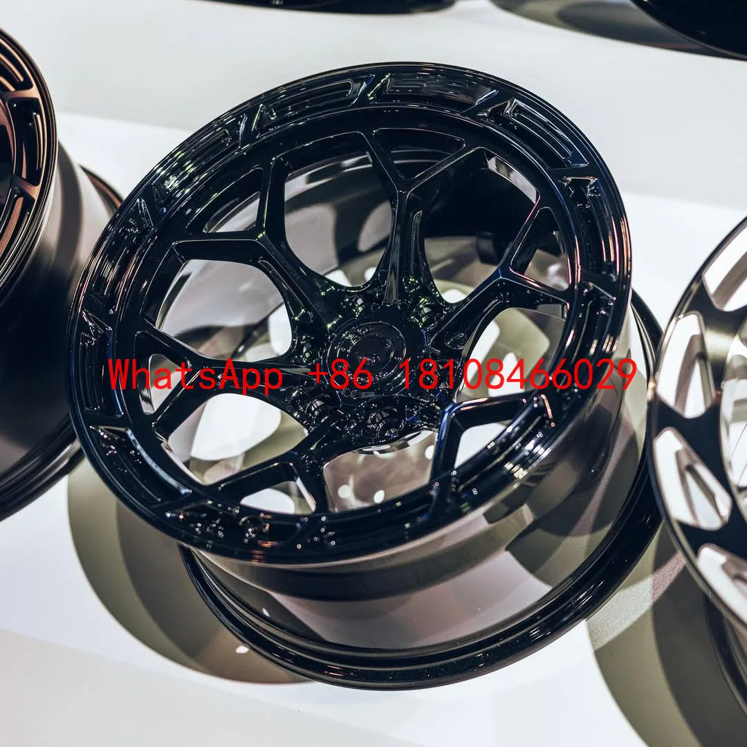 

Колёсные диски из алюминиевого сплава Aero, 18-22 дюйма, глянцевые чёрные, прямые поставки с завода, на заказ