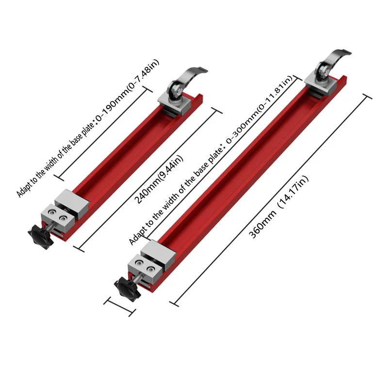 1Pc Circular Saw Guide Rail, Precision Adjustable Cutting Machine Base Guide for Woodworking Precision Cutting and Milling Tasks