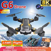 3000M New G6 Professional Foldable Quadcopter Aerial Drone S6 HD Camera GPS RC Helicopter FPV WIFI Obstacle Avoidance Toys Gifts