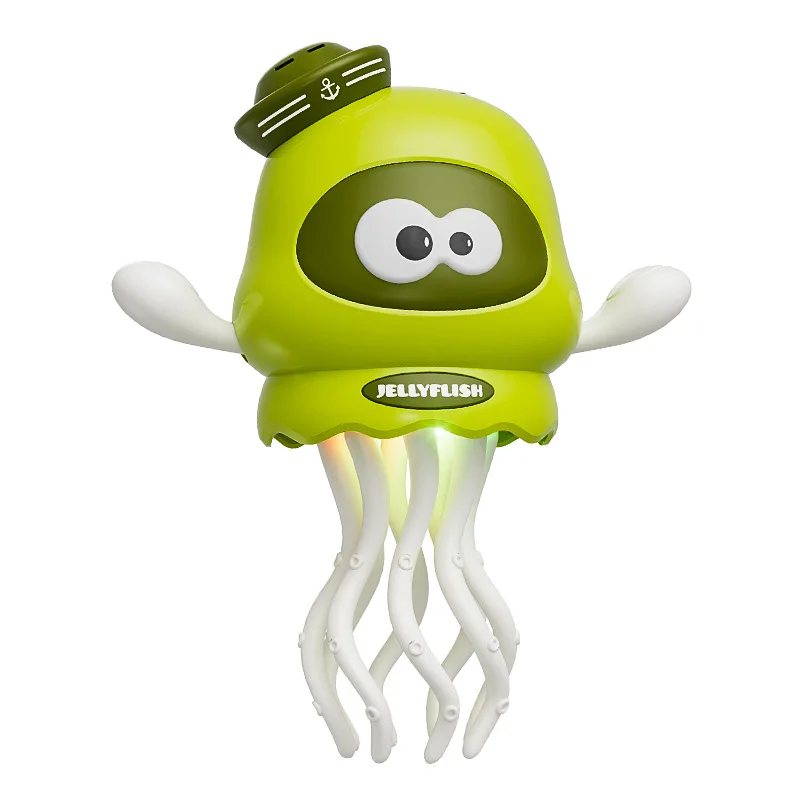 Juguete de pulpo para baile, pesca, baile, calamar, eléctrico, automático, con luces, música, electrónica para gatear, juguetes interactivos de dibujos animados para mascotas