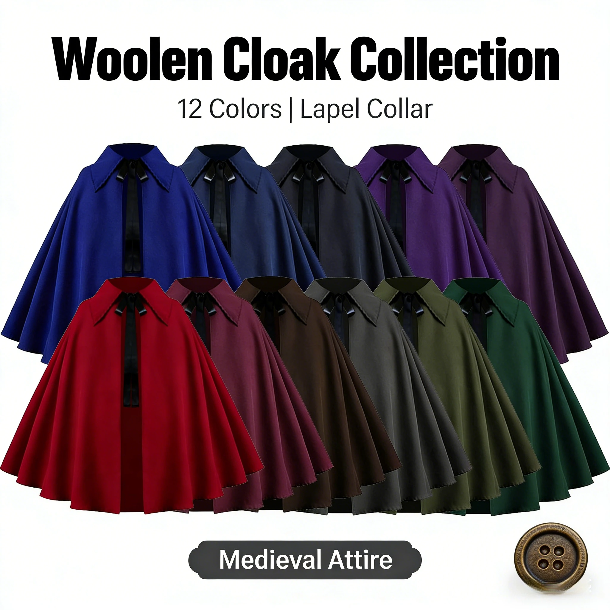 

The new short cape medieval cape cape cosplay