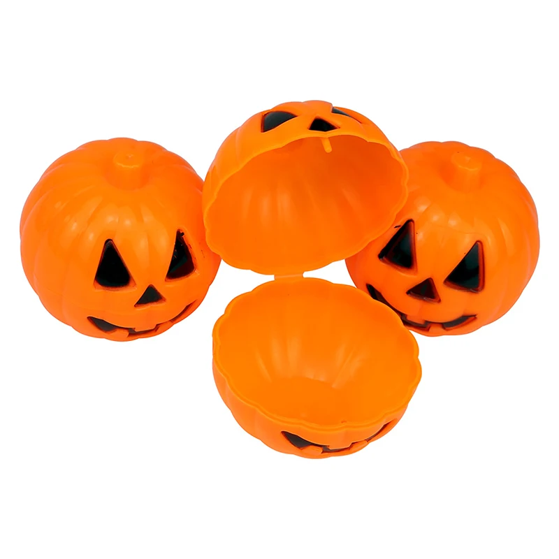 1/3/5Pcs Halloween Pumpkin Candy Box Party Tricky Pumpkin Containers Snacks Storage Box Trick or Treat Kids Gifts