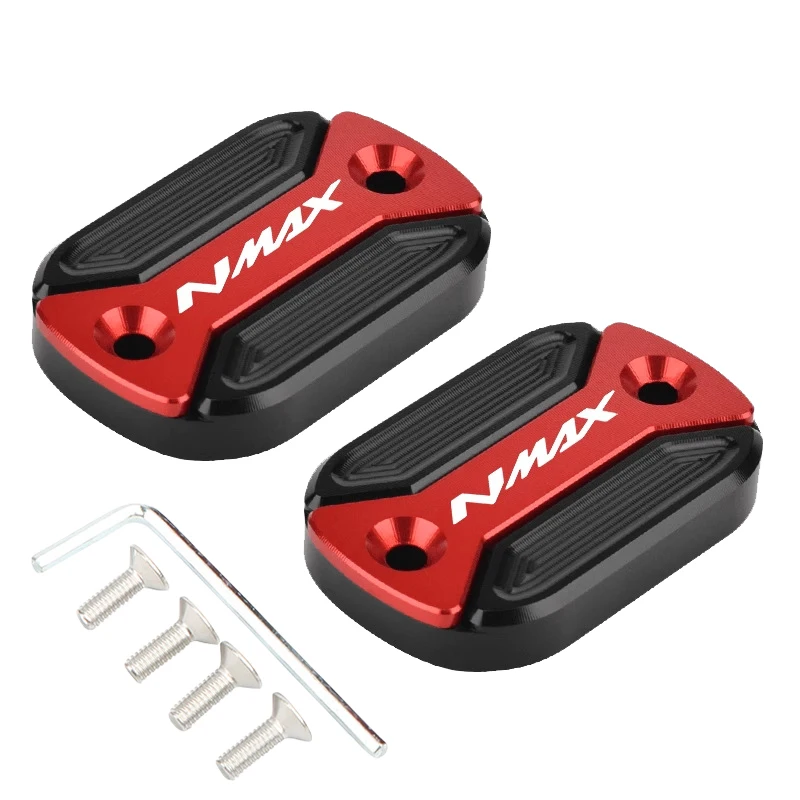 Apto para yamaha nmax125 nmax155 tampa do reservatório de fluido de freio dianteiro da motocicleta protetor nmax fluido de freio decorar tampa