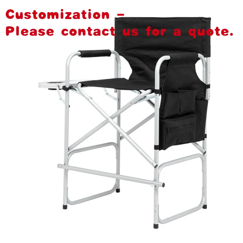 custom.Outdoor Custom Portable Foldable Garden Metal Folding Director Chair With