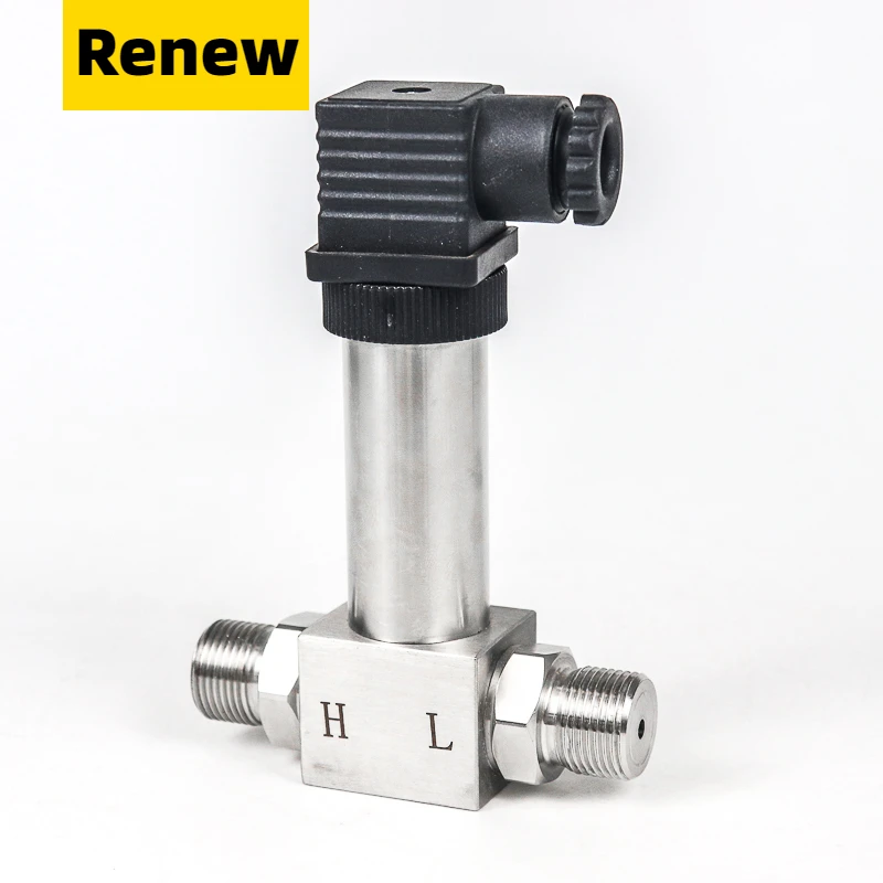 4-20mA Water Differential Pressure Transmitter Sensor 0-0.05Mpa Full Stainless Steel G 1/2\