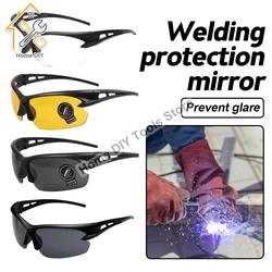 Glass Welding Glasses Special Goggles For Welders Anti-glare Dust-proof Protection Glasses Welding Machine Equipment Tools