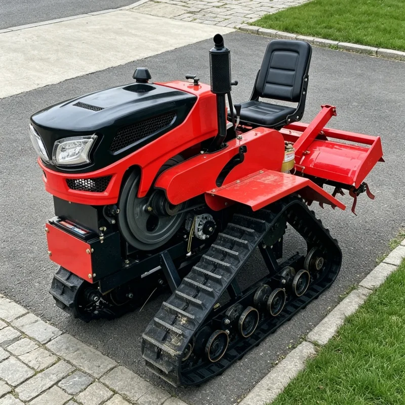 Customized All-Scenario Rotary Tiller, Crawler Cultivator, 2026 Hot-Selling Farm Land Reclamation & Farming Equipment