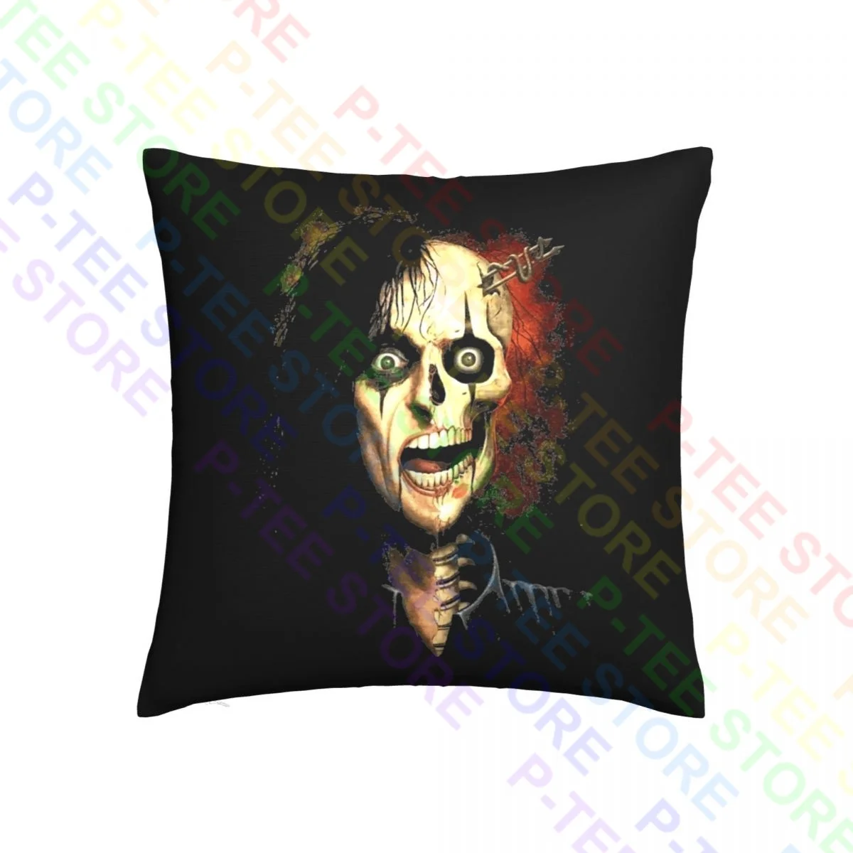 Funky Alice Cooper Heavy Glam Rock Metal Music Band Throw Pillow Cover Pillowcase For Sofa Customized Pattern Decor