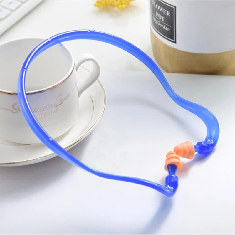 Затычки для ушей с креплением на голову, шумоподавление, удобные ушные вкладыши, многоразовые, слуховые, проводные