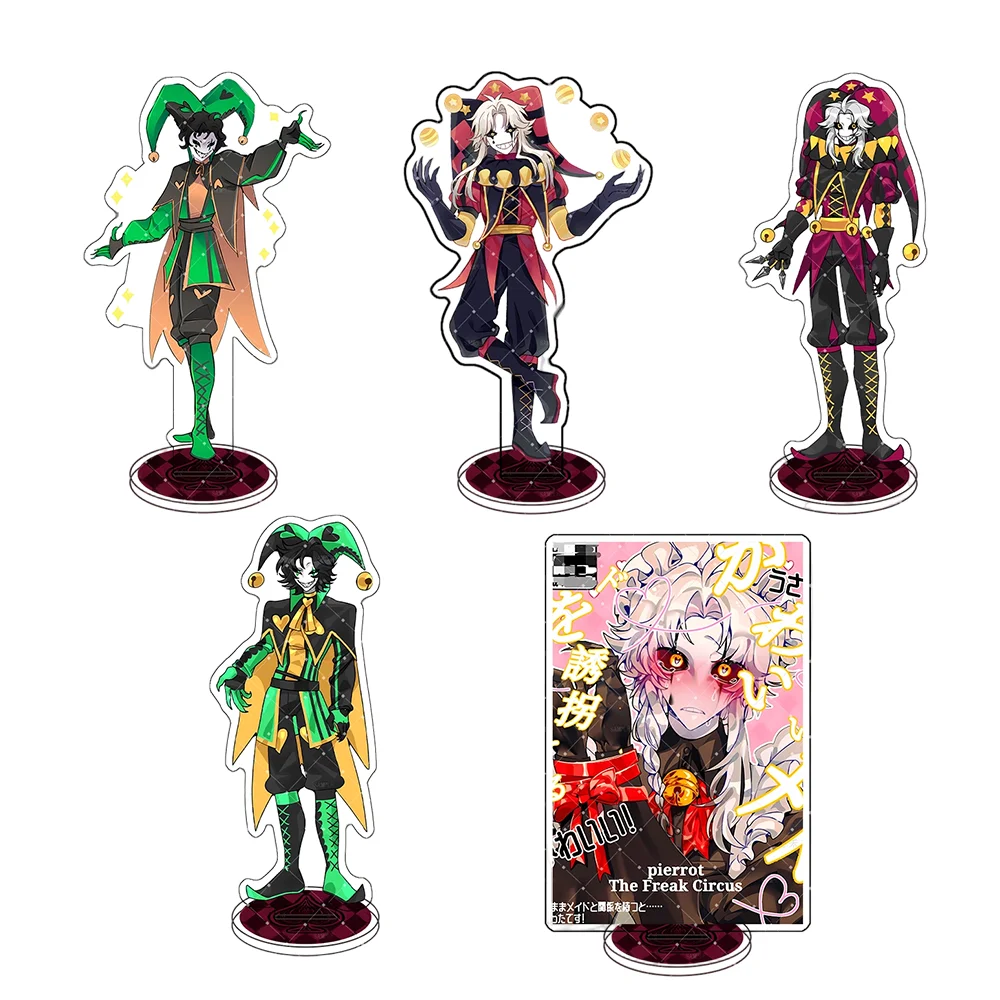 Game “The Freak Circus” 15CM Acrylic Stand Pierrot & Harlequin - E-sports Desktop Decoration Item Surprise Gifts