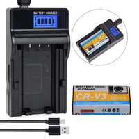 CR-V3 CR V3 CRV3 Battery For Kodak Z710, Z740, Z885, Z1275, CR-V3P, CRV3L LCD Charger