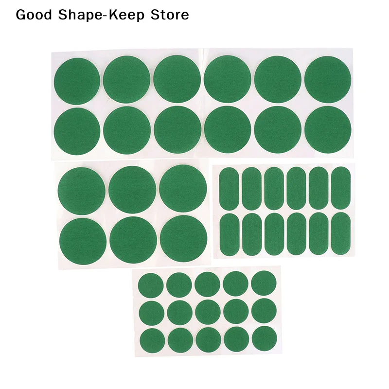2Sheets Green Round Snooker Mending Patch Billiard Table Stickers Self Adhesive Pool Table Cloth Patch Repair Sticker Kit