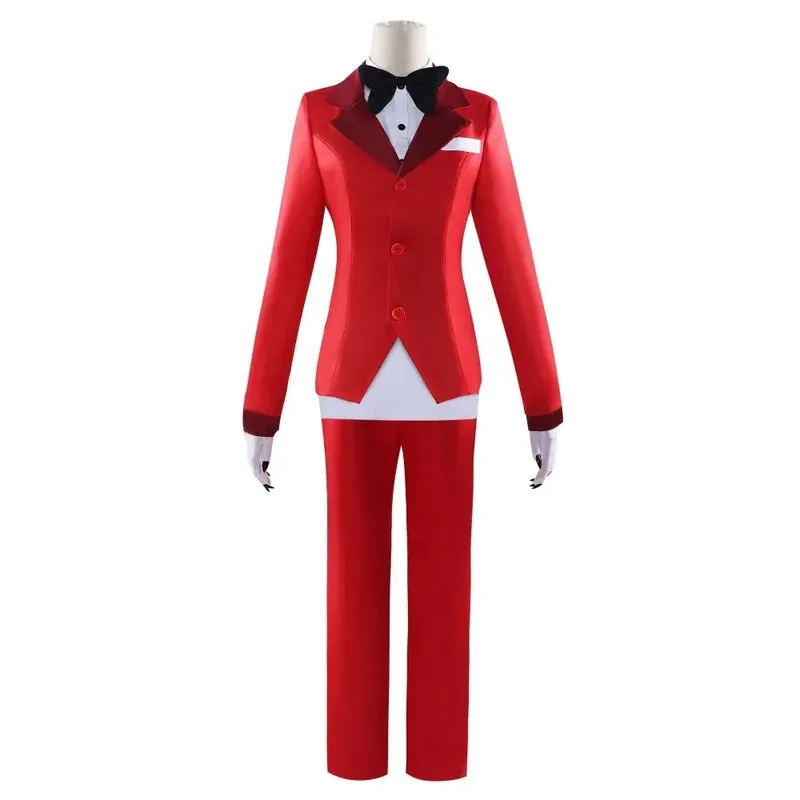 

Anime Hell Inn Charlie Morningstar Cosplay Costume Coat Pants Accessories Full Set TV Devil Vaux Role Play Suit Halloween Partys