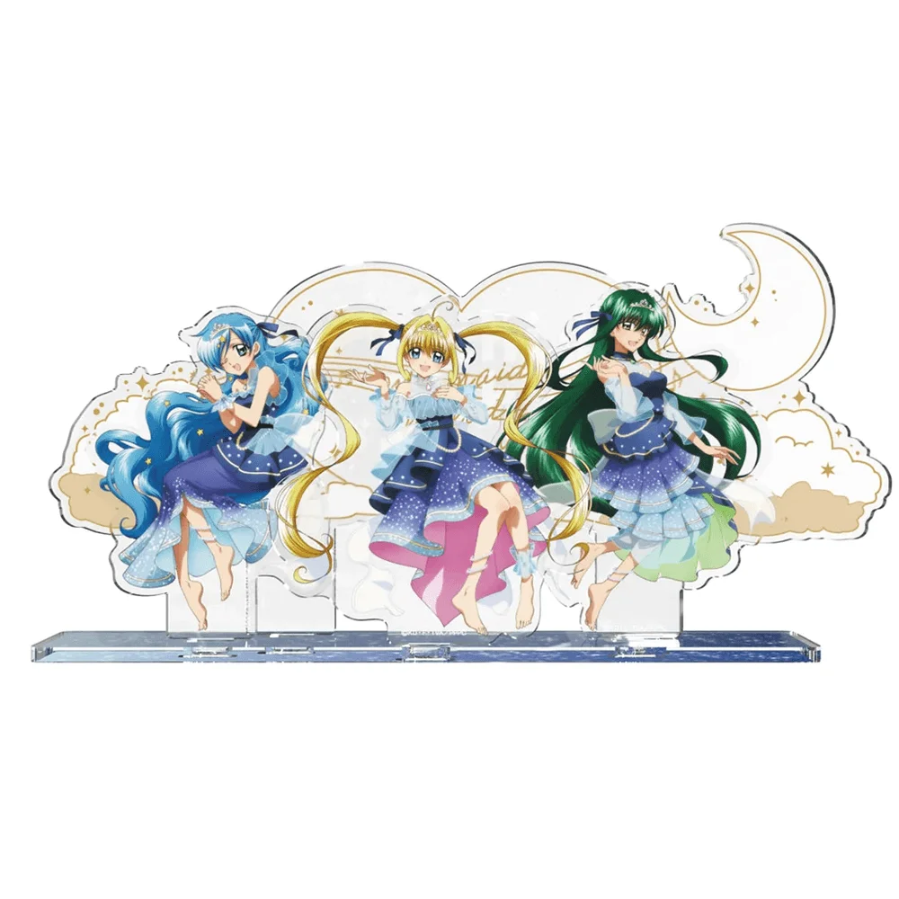 Mermaid Melody Pichi Pichi Pitch Lucia Nanami 15cm Acrylic Stand Keychain Anime Figure Desk Decor Toy Model Fan Gift