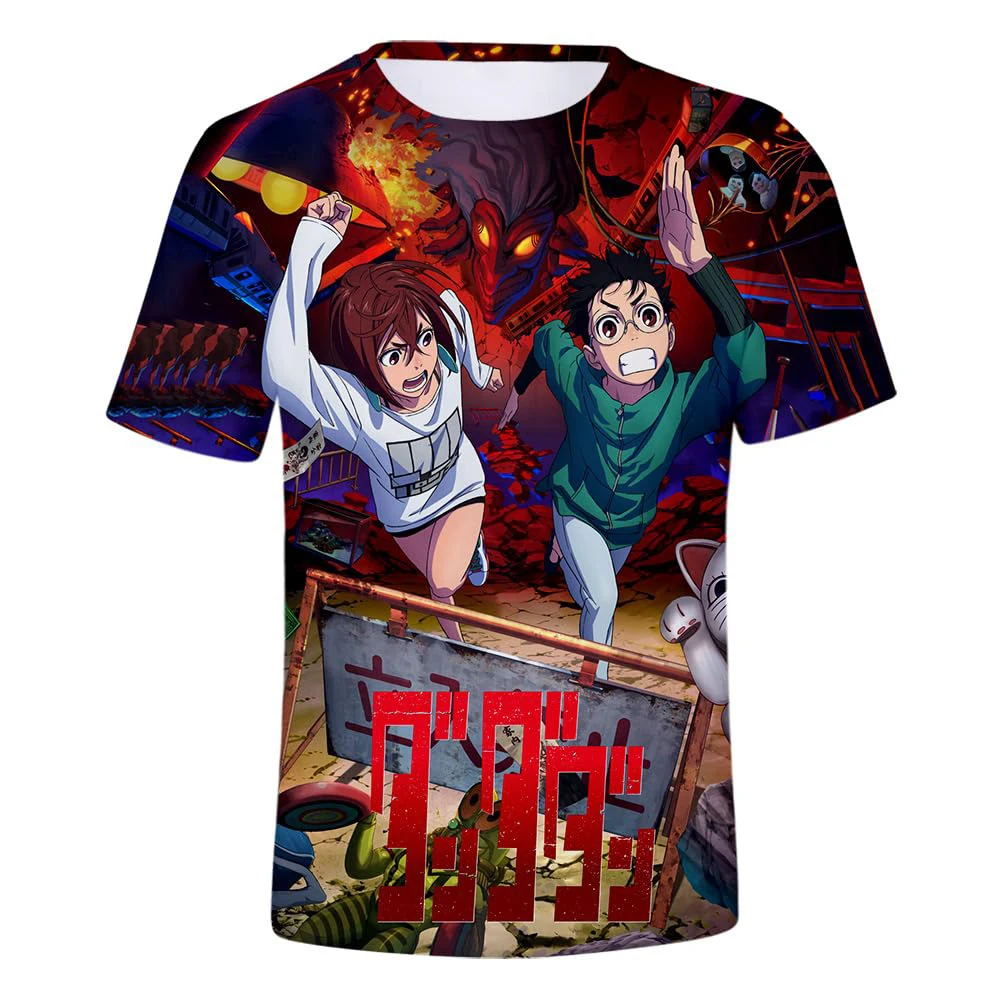 Zomer Dandadan Anime 3D Print T-shirts Mannen Vrouwen Mode Streetwear Oversized Korte Mouw T-shirt Kids Tees Tops Man Kleding