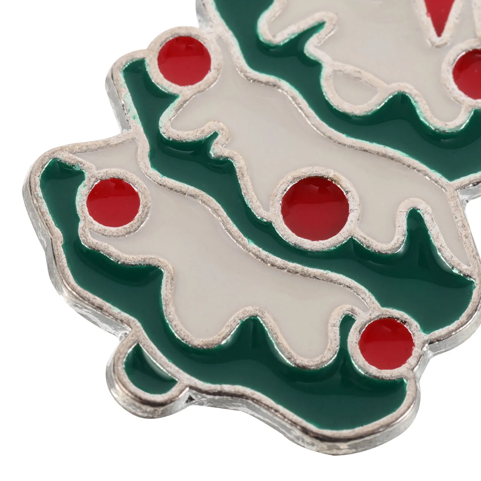 24Pcs Christmas Tree Charms Alloy Assorted Snowflake Bell Pendants DIY Jewelry Crafts Necklace Bracelet Supplies