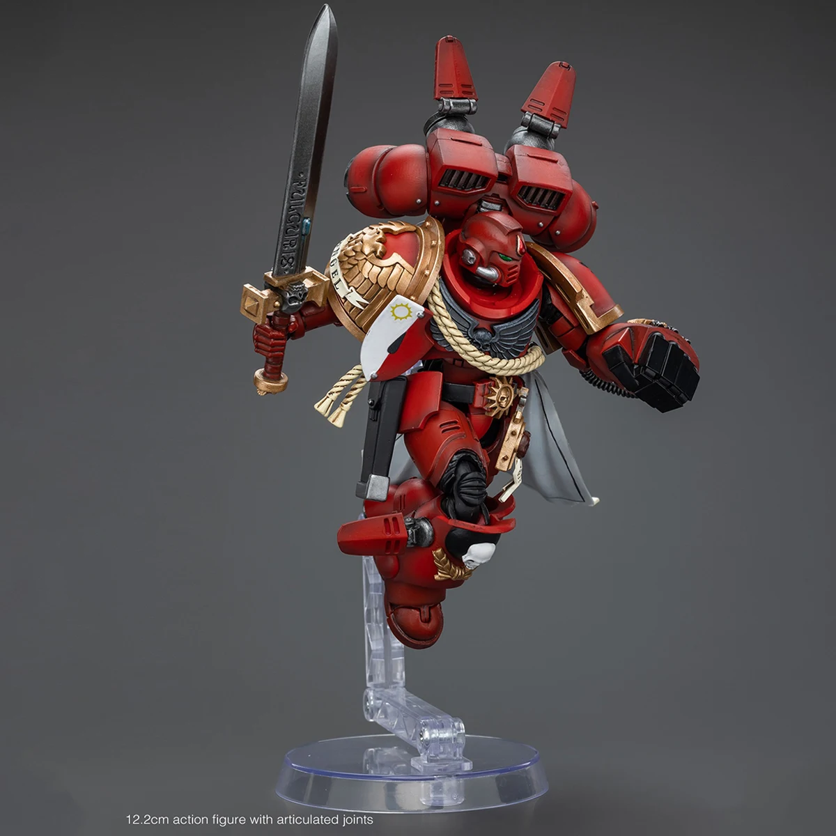 HiPlay JOYTOY Warhammer 40.000 1/18 Capitano degli angeli del sangue con Jump Pack JT4997 Action Figures