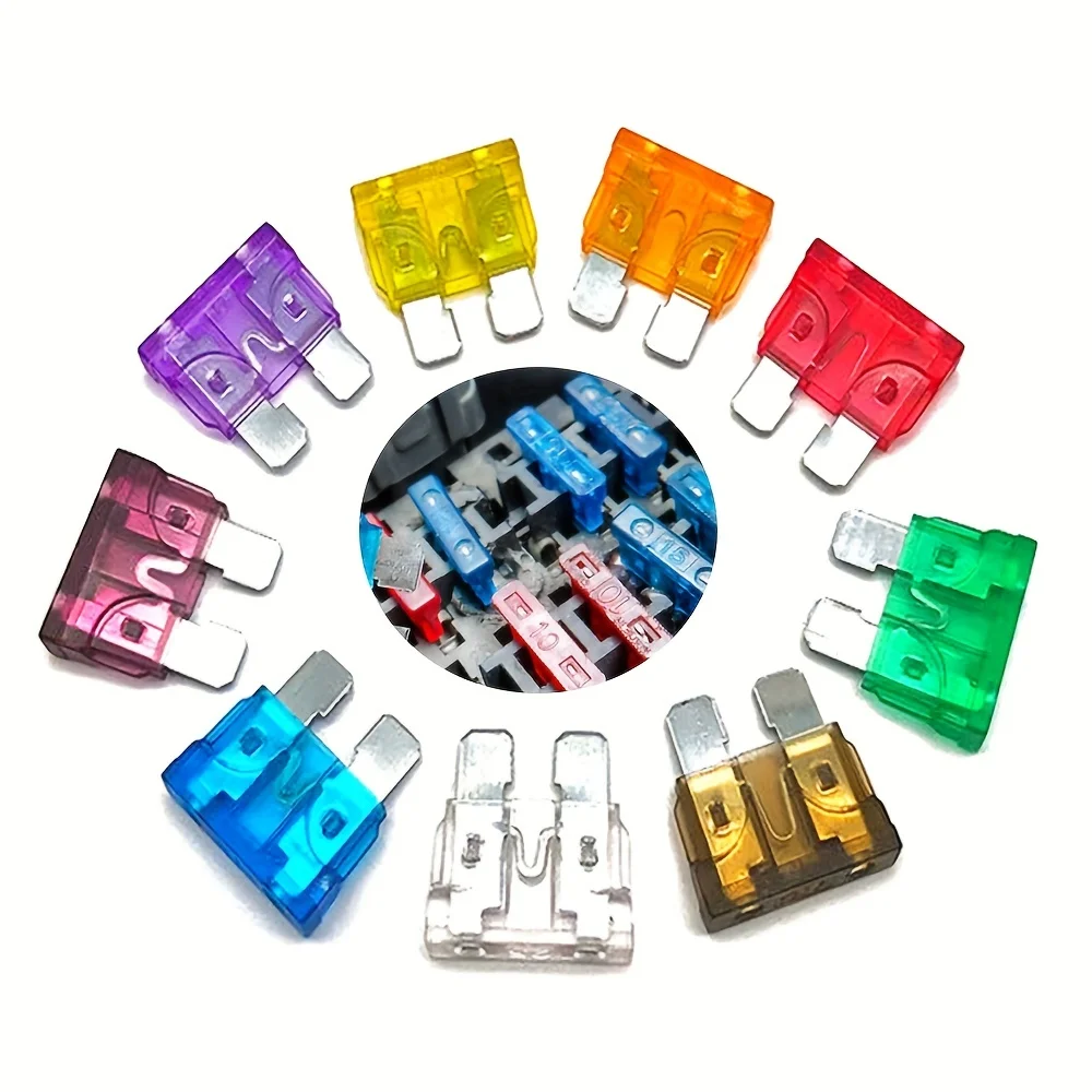 

272/306Pcs Automotive Fuse Combination Kit, Standard, Mini, and Slim Mini Car Replacement Blade Fuses, Mixed Car Blade Fuses, with Fuse Puller and Circuit Tester, Suitable for Cars, Boats, Trucks, and Suvs