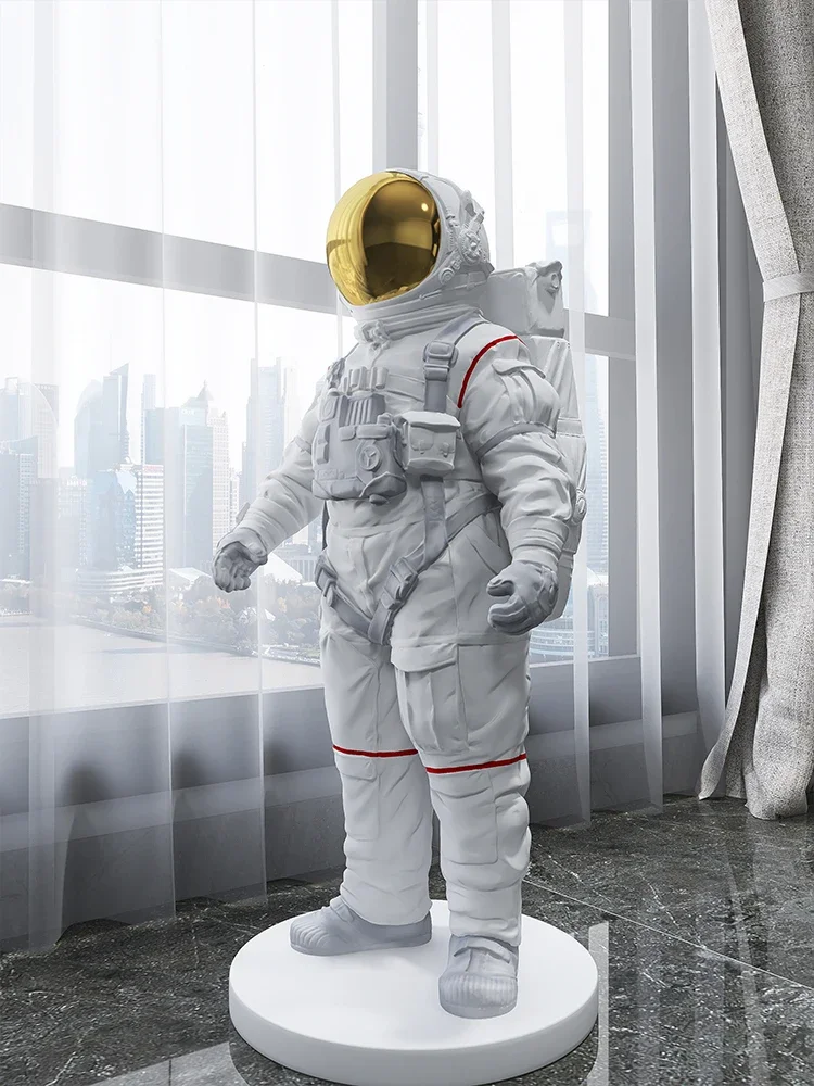 HHT Nordic 88cm Astronaut Living Room Large Floor Decoration Office Astronaut Soft people Home Decoration gift decor silver gold